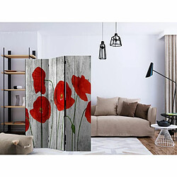 Paris Prix Paravent 3 Volets Tale of Red Poppies 135x172cm