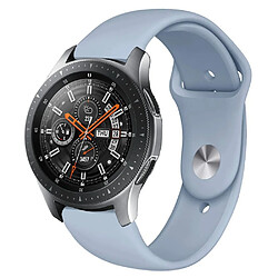 Wewoo Bracelet pour montre connectée en silicone monochrome appliquer Samsung Galaxy Watch Active 22 mm bleu ciel 