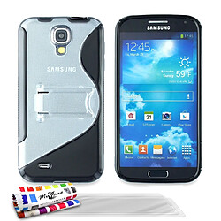 Muzzano Coque + 3 Films SAMSUNG GALAXY S4 ""S Avec Pied"" Noir