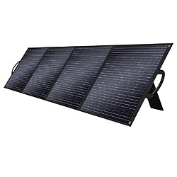 None Panneau solaire SolarPlay T200, puissance de sortie maximale de 200 W, efficacité de conversion élevée de 23,4 %, étanchéité IP65 et anti-poussière, béquille réglable, pour centrale électrique SolarPlay Q2501