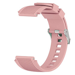 Wewoo Bande de montre bracelet à grain vertical pour Galaxy 46mm (rose)