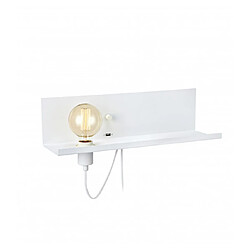 Markslojd Applique murale MULTI blanche 1 ampoule Diamètre en Cm : 50 Profondeur en Cm : 15 Hauteur en Cm : 13,5 Poids en Kilos : 2 Matériau : Métal Coloris : Blanc Coloris du câble : Textile blanc Nombre d'a