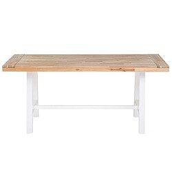 Acheter Beliani Table de jardin 170 x 80 cm Bois Blanc SCANIA