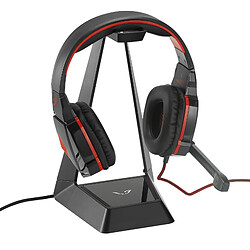 WE Gamium support universel pour casque / micro-casque gamer avec LEDs RGB, Hub USB 3x 2.0, câble USB tressé 1m50 