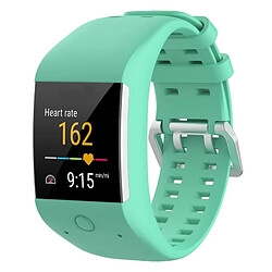 Wewoo Bracelet pour montre connectée Dragonne Sport en silicone POLAR M600 Vert menthe 