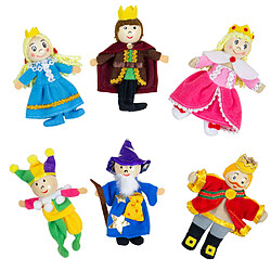 Bigjigs Toys 6 marionnettes à doigts de royauté