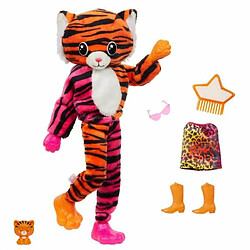 Ludendo Barbie Poupée Cutie Reveal Tigre