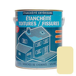 Peinture d'étanchéité toiture, réparation tuiles, fissures, anti-fuites, anti-mousse, décore, protège, plusieurs coloris PROCOM-10 litres-Sable