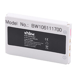 vhbw Batterie remplacement pour SVP BLI-248 pour smartphone (700mAh, 3,7V, Li-ion) 