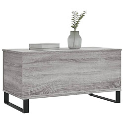 Acheter Maison Chic Tabls basse,Table Console pour salon Sonoma gris 90x44,5x45 cm Bois d'ingénierie -MN35570