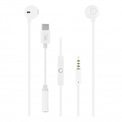 T'Nb TNB ESSWEETC - SWEET & ADAPTATEUR TYPE C - Ecouteurs semi intra-auriculaires - Blanc