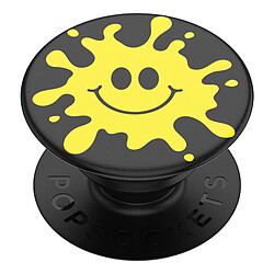 Popsockets PopGrip Design Splat pour Smartphone, Bague et Support Universel Noir PopGrip Design Splat pour Smartphone, Bague et Support Universel Popsockets Noir