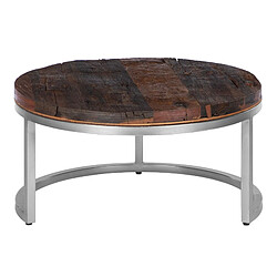 Table basse gigogne bois massif d'acacia pour salle de séjour salon WOMO-DESIGN®