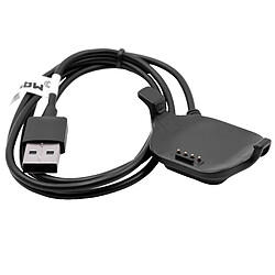 vhbw Câble de charge Station de charge pour Garmin Forerunner 25 (large) smartwatch Câble de remplacement Câble de données 