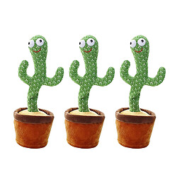 Jouets En Peluche De Cactus De Danse, Cactus De Balançoire électronique, Chant Et Danse