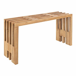 Mes Banc 90x30x49 cm en teck naturel