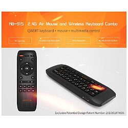 Wewoo 2.4GHz Clavier Fly Souris Rechargeable Télécommande pour Android TV BOX Tablet PC