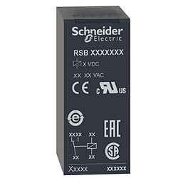 relais rsb - 1of - 12a - 24v dc - schneider electric rsb1a120bd 