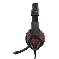 Trust GXT 404R Rana Casque Avec fil Arceau Jouer Noir, Rouge