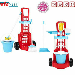 BigBuy Fun Chariot de nettoyage avec accessoires jouet