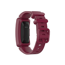 Acheter Wewoo Bracelet pour montre connectée Fitbit Inspire HR / Ace 2 Silicone Smart Watch de remplacement Wine Red