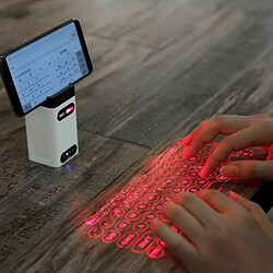 Universal Mini projection sans fil Bluetooth clavier laser virtuel avec fonction souris clavier pour PC téléphone portable iPad tablette PC portable | Clavier