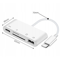 Acheter GUPBOO Adaptateur HUB Adaptateur iPad Lightning USB SD TF,JL465