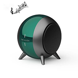 Yonis Mini Enceinte Bluetooth TWS Bass Cannone Appels Mains Libres Mini Enceinte Bluetooth Bass Cannon 3W Mains Libres Autonomie 4h Vert YONIS