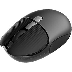 Universal Souris sans fil rechargeable mini souris mobile portable 1200dpi silencieux 3 boutons souris optique (noir)