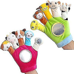 Universal Puppets à main d'animaux en peluche bébé, Toysïs parent-enfant