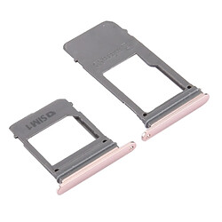 Avis Wewoo Tiroir de Carte SIM rose pour Samsung Galaxy A5 2017 / A520 & A7 2017 / A720 SIM + Bac Micro SD pièce détachée