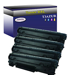 Lot de 4 Toners compatibles HP LaserJet Pro M1130 - 2 000p - T3AZUR Lot de 4 Toners compatibles pour imprimante HP LaserJet Pro M1130 - 2 000p - T3AZUR