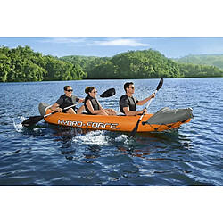 Bestway Ensemble de kayak gonflable Hydro-Force Rapid 3 personnes