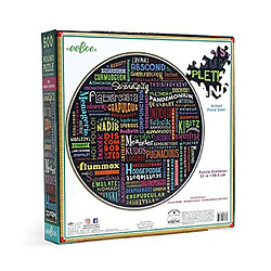 Avis eeBoo Piece and Love 500 100 great Words Piece Puzzle cercle Rond