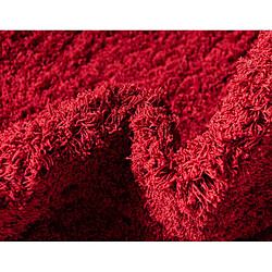 Hadorn Tapis shaggy 125x125 rouge Luzern pas cher