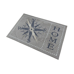 Calicosy Tapis d'entrée motifs Home/Points cardinaux 50 x 80cm 