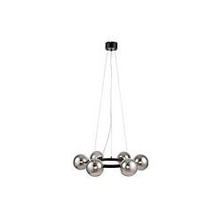 Markslojd Suspension Circle Métal Noir 6 ampoules 15cm