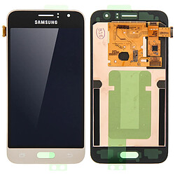 Ecran LCD + Vitre Tactile Original Samsung Galaxy J1 2016 - Doré 