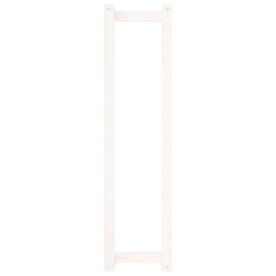 Acheter vidaXL Porte-serviette Blanc 23x18x90 cm Bois de pin massif