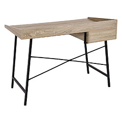 Acheter Mendler Table de chevet HWC-J97, table de maquillage, tiroir structure 3D 98x114x60cm MVG-certifié ~ aspect chêne