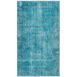 Vidal Tapis de laine 198x112 turquoise Ultra Vintage