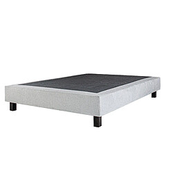 Acheter LUXURY LITERIE Ensemble matelas Dreamlux 140x190 cm + sommier gris ep20cm