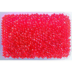 Aquabeads : Recharge de 600 perles à facettes rouges