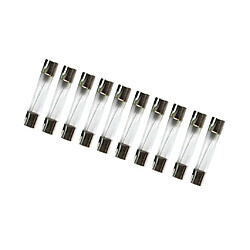 10 pièces 6mm x 30mm coup rapide tube en verre fusibles 20a 250v