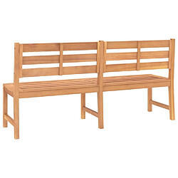 Maison Chic Banc de jardin | Banquette de jardin | Chaise Relax 180 cm Bois de teck solide -MN69917 pas cher