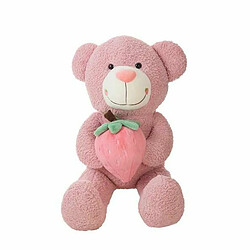 BigBuy Kids Ours en peluche Fraise 75 cm