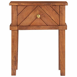 Avis Maison Chic Table de chevet,Table de nuit,Table d'appoint pour salon 40x40x50 cm Bois d'acacia massif -MN96262