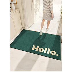 Acheter LUUCOZK Tapis de porte avant antidérapant pour entrée intérieure – Vert-45x75cm