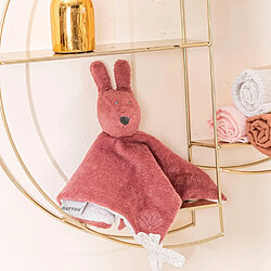 Doudou plat Bonnie le lapin vieux rose - Nattou