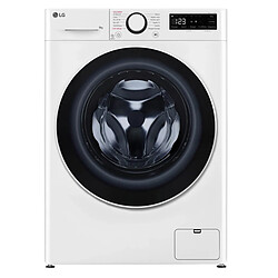 Lave-linge hublot 9kg 1400 tours/min blanc/noir - F94R50WHS - LG 